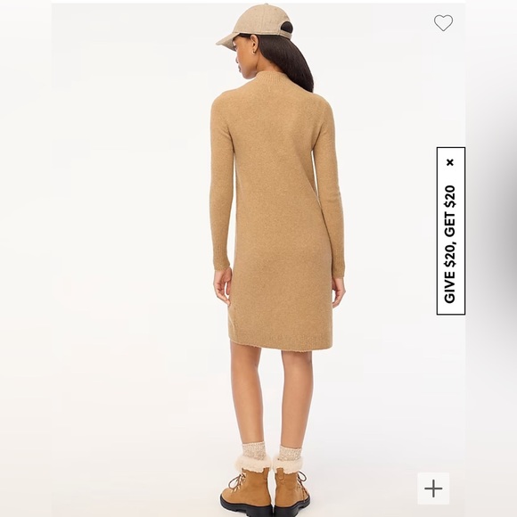 J. Crew - Mock neck Sweater Dress in Soft Yarn - Picture 2 of 4